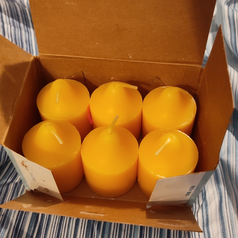 NEW!! PartyLite Mango & Tangerine Scented Votive Candles (6ct)